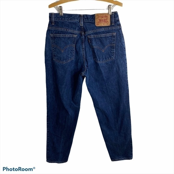 Vintage Levi’s 550 High Waisted Jeans Sz 12 Blue - Picture 1 of 8